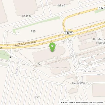 Standortübersicht der Tankstelle Flughafen Stuttgart GmbH in 70629 Stuttgart