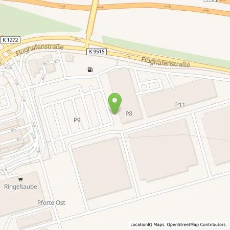 Standortübersicht der Tankstelle Flughafen Stuttgart GmbH in 70629 Stuttgart