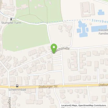 Standortübersicht der Tankstelle Stadtwerke Langen GmbH in 63225 Langen