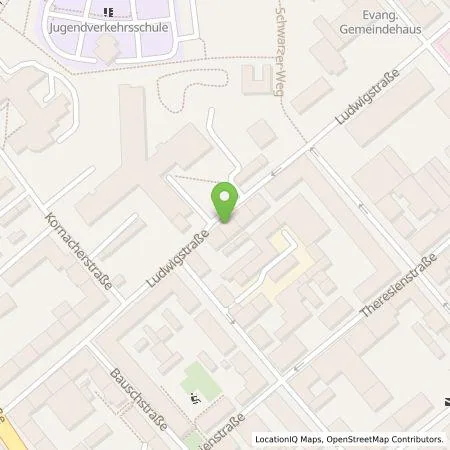 Standortübersicht der Tankstelle Stadtwerke Schweinfurt GmbH in 97421 Schweinfurt