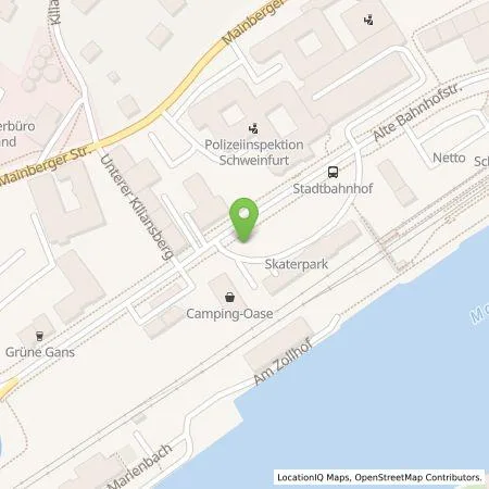 Standortübersicht der Tankstelle Stadtwerke Schweinfurt GmbH in 97422 Schweinfurt