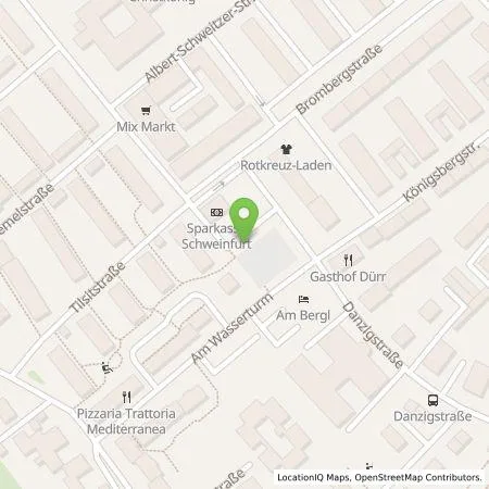 Standortübersicht der Tankstelle Stadtwerke Schweinfurt GmbH in 97424 Schweinfurt