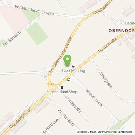 Standortübersicht der Tankstelle Stadtwerke Schweinfurt GmbH in 97424 Schweinfurt