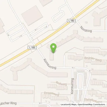 Standortübersicht der Tankstelle GLS Mobility GmbH in 50354 Hürth