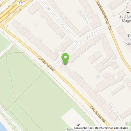 Standortübersicht der Tankstelle GLS Mobility GmbH in 40474 Düsseldorf