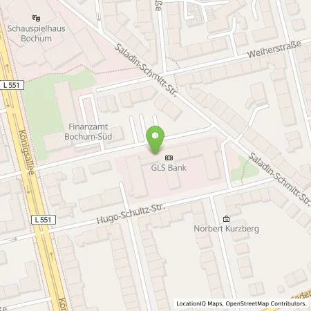 Standortübersicht der Tankstelle GLS Mobility GmbH in 44789 Bochum
