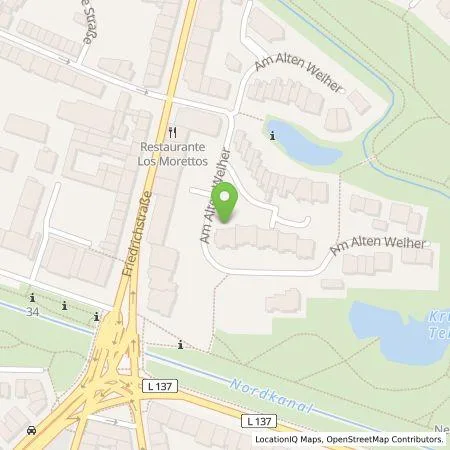 Standortübersicht der Tankstelle Stadtwerke Neuss Energie und Wasser GmbH in 41460 Neuss