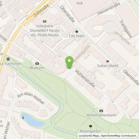 Standortübersicht der Tankstelle Stadtwerke Neuss Energie und Wasser GmbH in 41460 Neuss