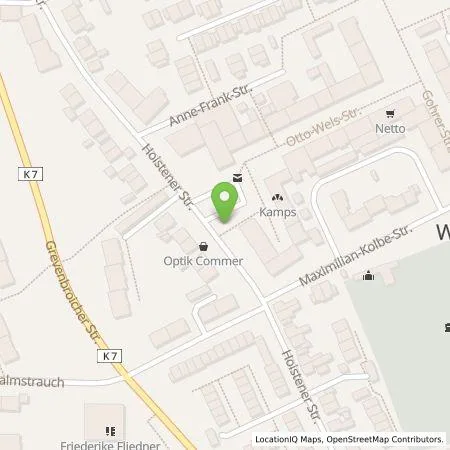 Standortübersicht der Tankstelle Stadtwerke Neuss Energie und Wasser GmbH in 41466 Neuss