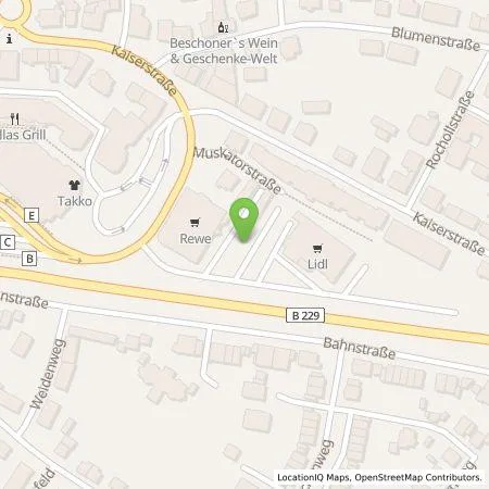 Standortübersicht der Tankstelle Stadtwerke Radevormwald GmbH in 42477 Radevormwald