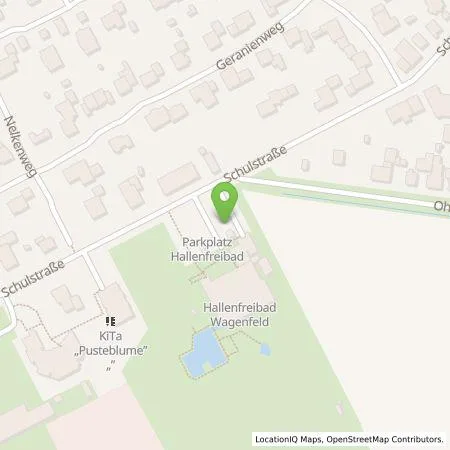 Standortübersicht der Tankstelle Stadtwerke EVB Huntetal GmbH in 49419 Wagenfeld