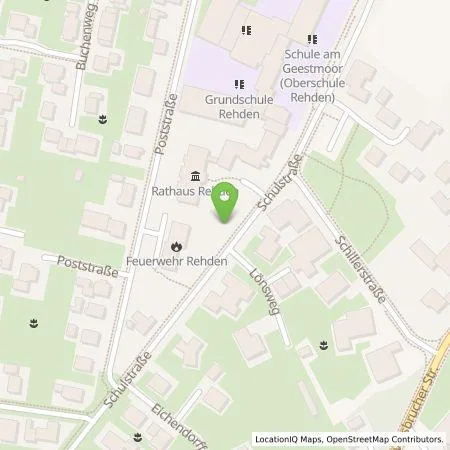 Standortübersicht der Tankstelle Stadtwerke EVB Huntetal GmbH in 49453 Rehden