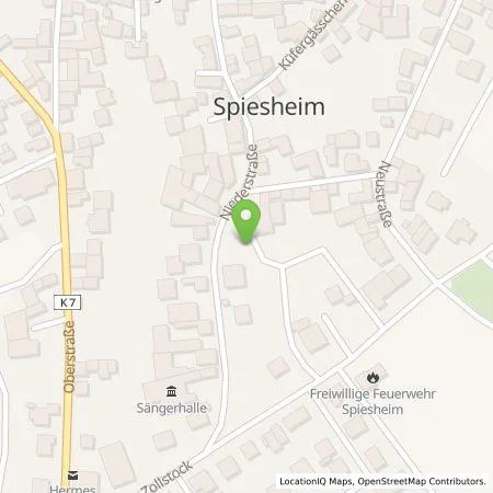 Standortübersicht der Tankstelle Energie- und Servicebetrieb Wörrstadt (AöR) in 55288 Spiesheim