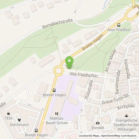 Standortübersicht der Tankstelle Regioladen+ GmbH & Co.KG in 34537 Bad Wildungen