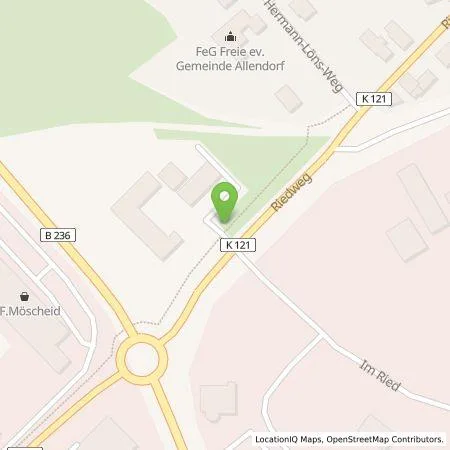 Standortübersicht der Tankstelle Regioladen+ GmbH & Co.KG in 35108 Allendorf (Eder)