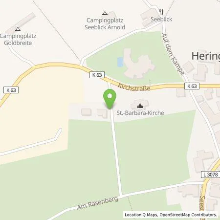 Standortübersicht der Tankstelle Regioladen+ GmbH & Co.KG in 34519 Diemelsee