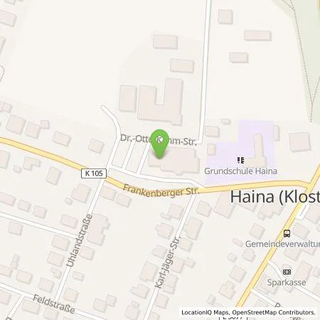 Standortübersicht der Tankstelle Regioladen+ GmbH & Co.KG in 35114 Haina (Kloster)