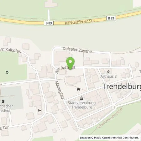 Standortübersicht der Tankstelle Regioladen+ GmbH & Co.KG in 34388 Trendelburg