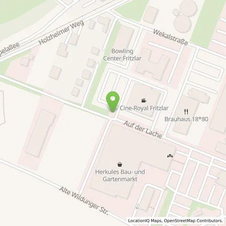 Standortübersicht der Tankstelle Regioladen+ GmbH & Co.KG in 34560 Fritzlar