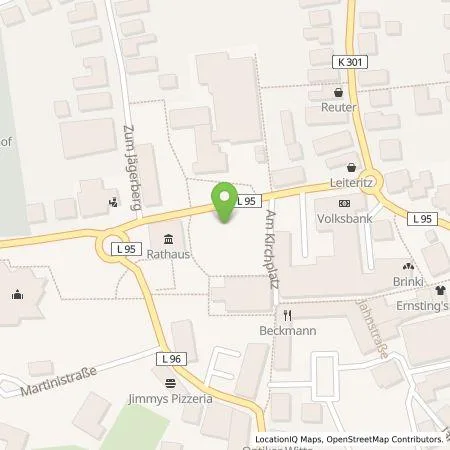 Standortübersicht der Tankstelle Teutoburger Energie Netzwerk eG in 49170 Hagen a.T.W.