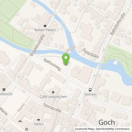 Standortübersicht der Tankstelle Stadtwerke Goch Energie GmbH in 47574 Goch