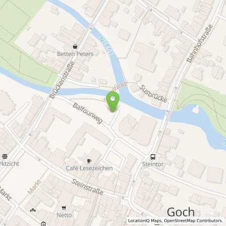 Standortübersicht der Tankstelle Stadtwerke Goch Energie GmbH in 47574 Goch