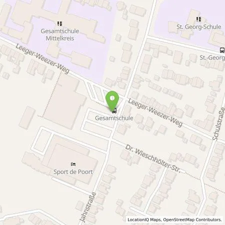 Standortübersicht der Tankstelle Stadtwerke Goch Energie GmbH in 47574 Goch