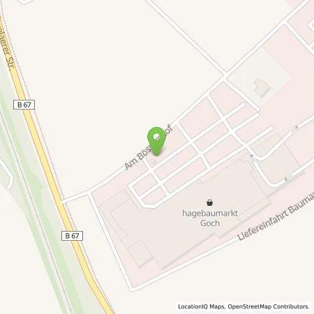 Standortübersicht der Tankstelle Stadtwerke Goch Energie GmbH in 47574 Goch