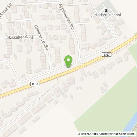 Standortübersicht der Tankstelle Stadtwerke Goch Energie GmbH in 47574 Goch