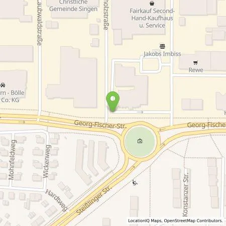 Standortübersicht der Tankstelle Thüga Energie GmbH in 78224 Singen