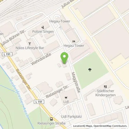 Standortübersicht der Tankstelle Thüga Energie GmbH in 78224 Singen