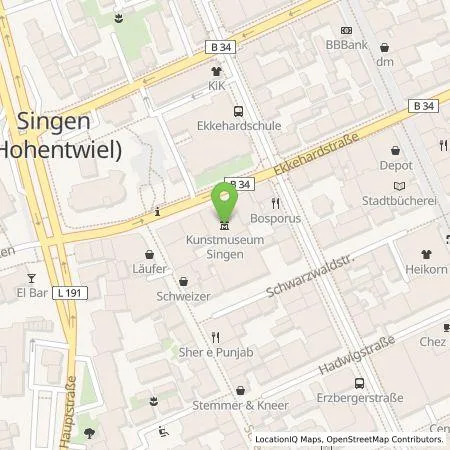 Standortübersicht der Tankstelle Thüga Energie GmbH in 78224 Singen