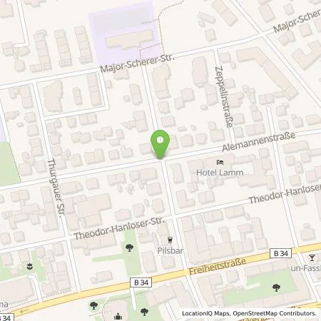 Standortübersicht der Tankstelle Thüga Energie GmbH in 78224 Singen