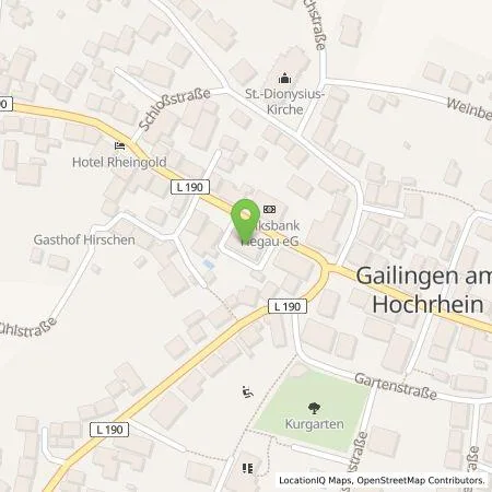 Standortübersicht der Tankstelle Thüga Energie GmbH in 78262 Gailingen