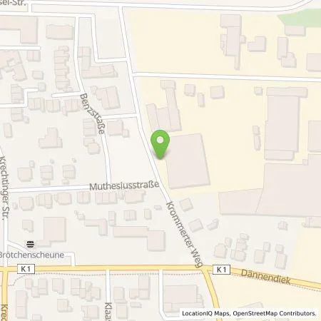 Standortübersicht der Tankstelle Rhegio Natur GmbH in 46414 Rhede