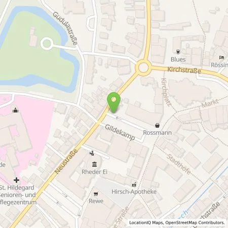 Standortübersicht der Tankstelle Rhegio Natur GmbH in 46414 Rhede