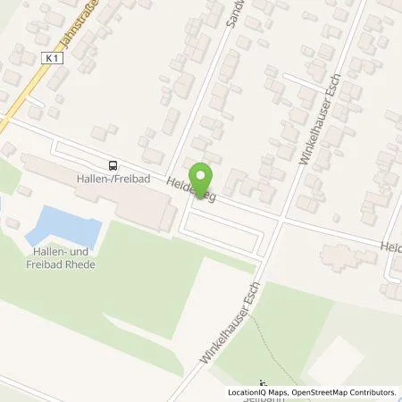 Standortübersicht der Tankstelle Rhegio Natur GmbH in 46414 Rhede