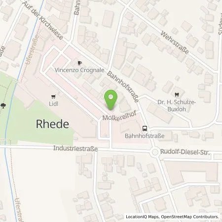 Standortübersicht der Tankstelle Rhegio Natur GmbH in 46414 Rhede