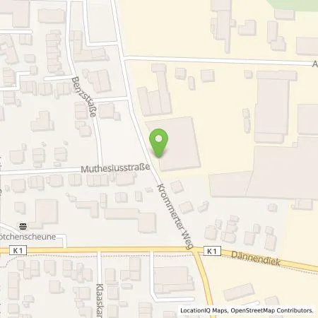 Standortübersicht der Tankstelle Rhegio Natur GmbH in 46414 Rhede