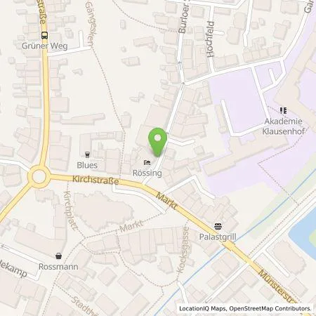 Standortübersicht der Tankstelle Rhegio Natur GmbH in 46414 Rhede