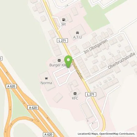 Standortübersicht der Tankstelle Stadtwerke Saarlouis GmbH in 66740 Saarlouis