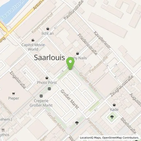 Standortübersicht der Tankstelle Stadtwerke Saarlouis GmbH in 66740 Saarlouis