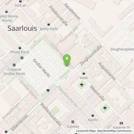 Standortübersicht der Tankstelle Stadtwerke Saarlouis GmbH in 66740 Saarlouis
