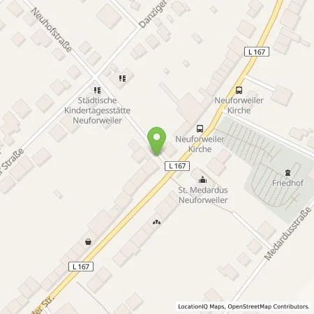 Standortübersicht der Tankstelle Stadtwerke Saarlouis GmbH in 66740 Saarlouis