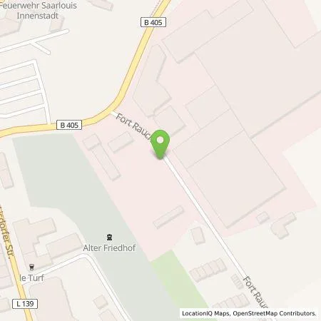 Standortübersicht der Tankstelle Stadtwerke Saarlouis GmbH in 66740 Saarlouis