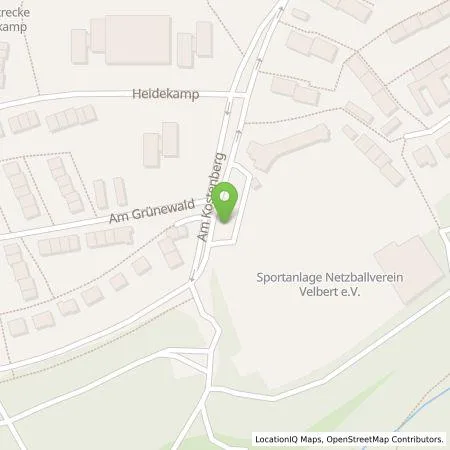 Standortübersicht der Tankstelle Neue Energien GmbH in 42549 Velbert