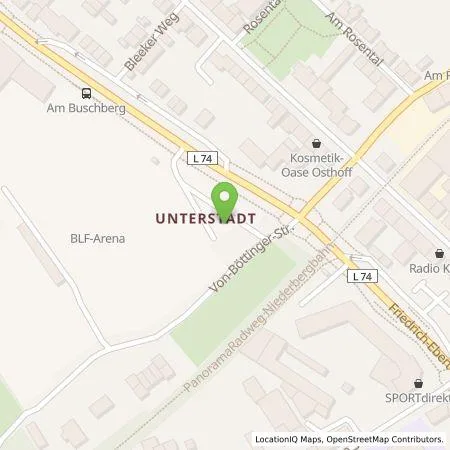 Standortübersicht der Tankstelle Neue Energien GmbH in 42549 Velbert