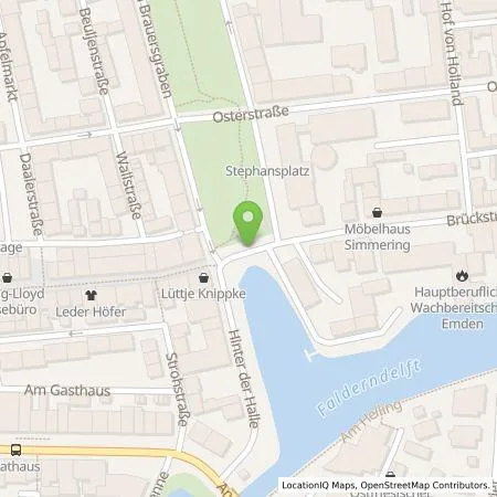 Standortübersicht der Tankstelle Emden Digital GmbH in 26721 Emden