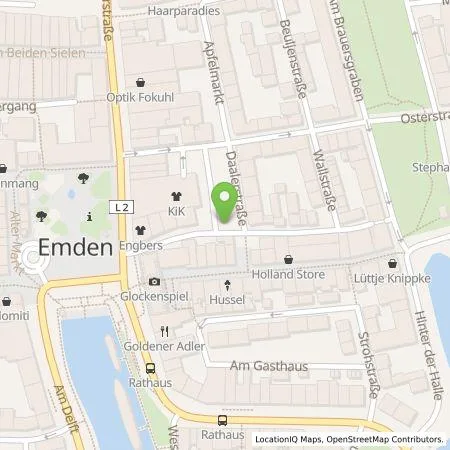 Standortübersicht der Tankstelle Emden Digital GmbH in 26721 Emden