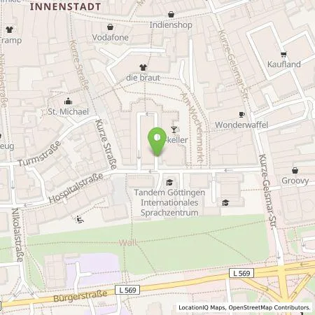 Standortübersicht der Tankstelle Stadtwerke Göttingen AG in 37073 Göttingen